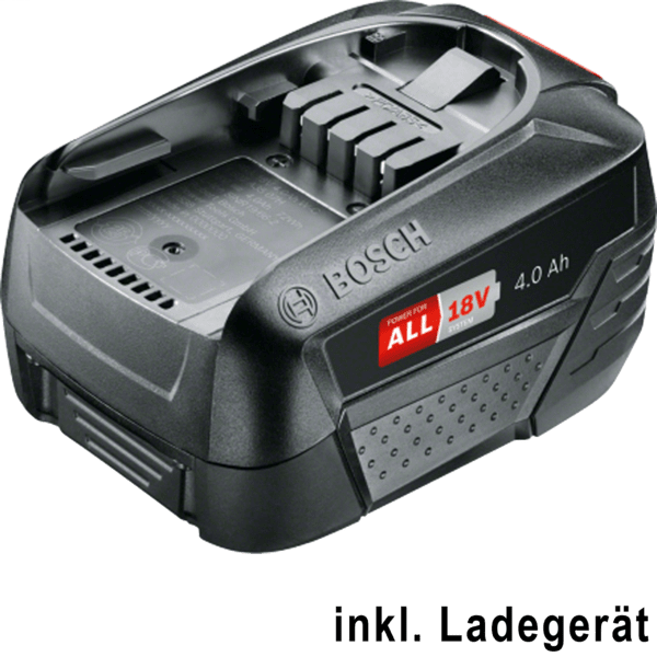 Bosch Akku Starter-Set 18V 4,0Ah Akku+Schnellladegerät Bosch Akku Starter-Set 18V 4,0Ah Akku+Schnellladegerät