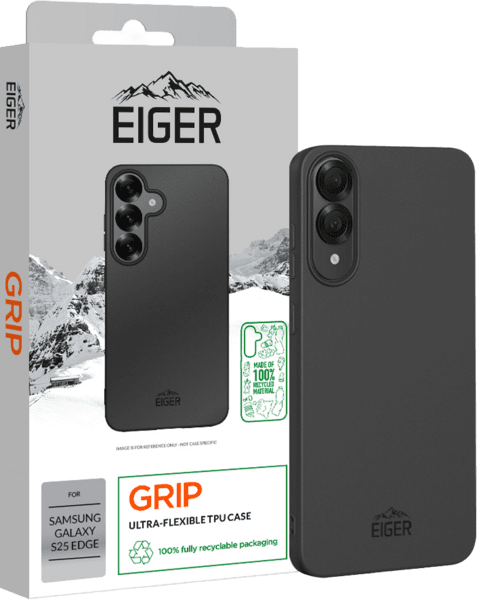 Eiger Grip Case GRS Galaxy S25 Edge schwarz Eiger Grip Case GRS Galaxy S25 Edge schwarz
