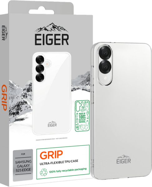 Eiger Grip Case GRS Galaxy S25 Edge transparent Eiger Grip Case GRS Galaxy S25 Edge transparent