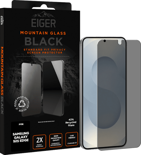 Eiger SP Mountain Black Privacy Galaxy S25 Edge Eiger SP Mountain Black Privacy Galaxy S25 Edge