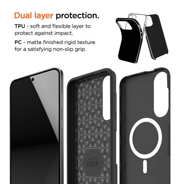Eiger North MagSafe Case GRS Galaxy S25 Edge schwarz Eiger North MagSafe Case GRS Galaxy S25 Edge schwarz