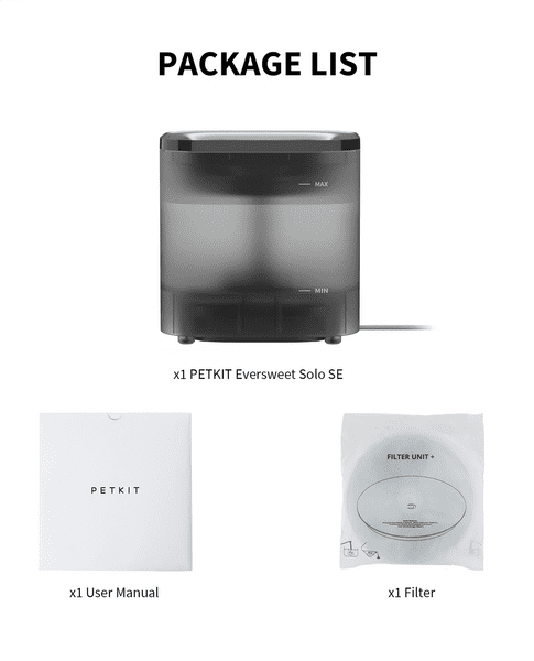 PETKIT Eversweet Solo SE Trinkbrunnen grau PETKIT Eversweet Solo SE Trinkbrunnen grau