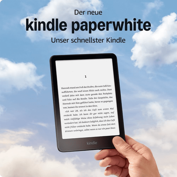 Amazon Kindle Paperwhite 16GB 12.Gen inkl Werbung schwarz Amazon Kindle Paperwhite 16GB 12.Gen inkl Werbung schwarz
