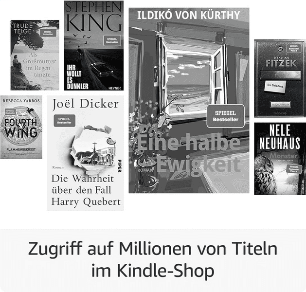 Amazon Kindle Paperwhite 16GB 12.Gen inkl Werbung schwarz Amazon Kindle Paperwhite 16GB 12.Gen inkl Werbung schwarz