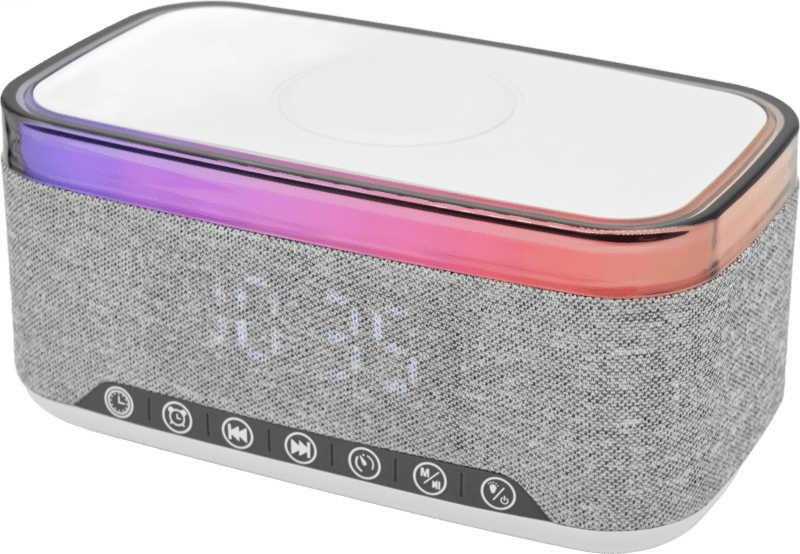 Denver CRQ-225 Uhrenradio m. BT/Wireless Charger 15W Denver CRQ-225 Uhrenradio m. BT/Wireless Charger 15W