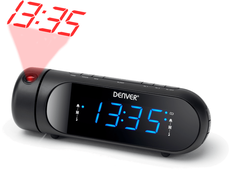 Denver CPR-700 Uhrenradio m. Projektion/USB schwarz Denver CPR-700 Uhrenradio m. Projektion/USB schwarz