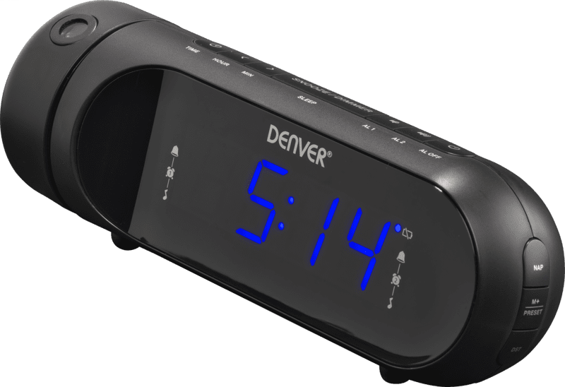Denver CPR-700 Uhrenradio m. Projektion/USB schwarz Denver CPR-700 Uhrenradio m. Projektion/USB schwarz