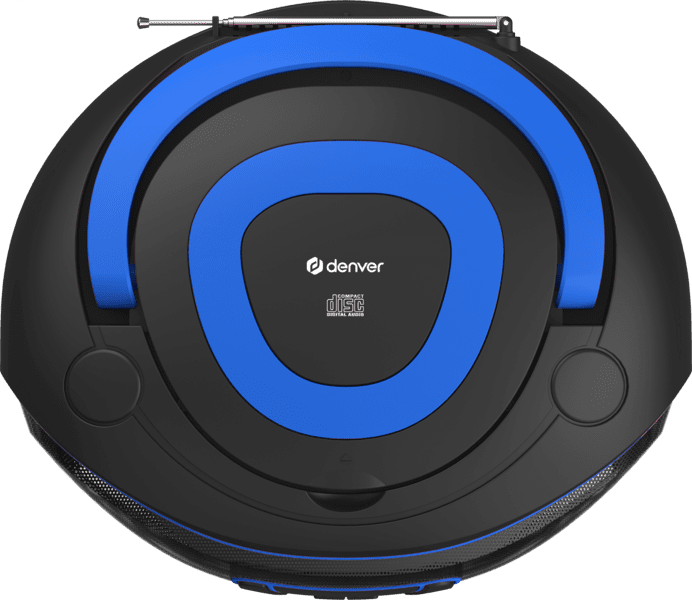 Denver TDB-212 DAB+ Boombox FM/BT/USB/CD/AUX blau Denver TDB-212 DAB+ Boombox FM/BT/USB/CD/AUX blau