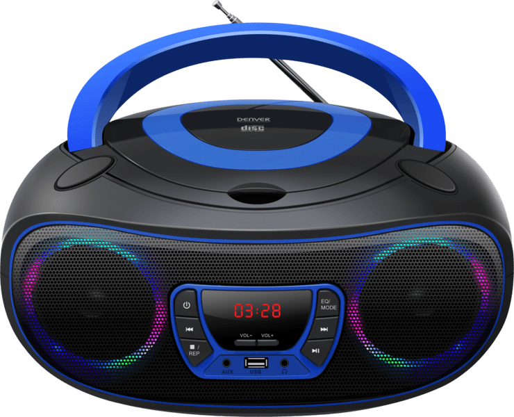 Denver TCL-212 BT Boombox CD/MP3/USB blau Denver TCL-212 BT Boombox CD/MP3/USB blau