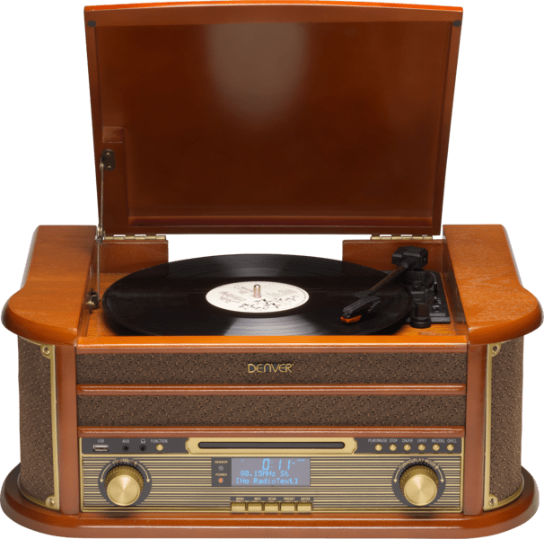 Denver MRD-51 Retro-Musiksystem Plattensp./DAB/Kassette Denver MRD-51 Retro-Musiksystem Plattensp./DAB/Kassette