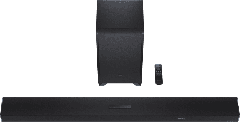 Sharp HT-SBW55121 Soundbar m. kabell. Subwoofer schwarz Sharp HT-SBW55121 Soundbar m. kabell. Subwoofer schwarz
