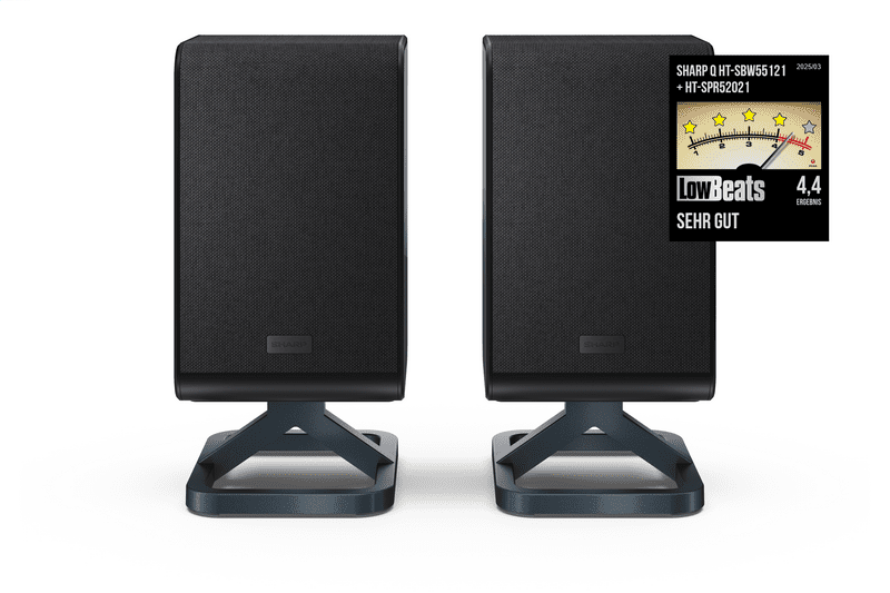 Sharp HT-SPR52021 kabell. Surround-Lautsprecher schwarz Sharp HT-SPR52021 kabell. Surround-Lautsprecher schwarz