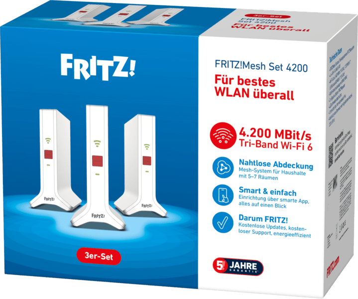 AVM FRITZ!Mesh Set 4200 3er-Set AVM FRITZ!Mesh Set 4200 3er-Set