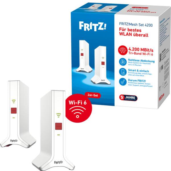 AVM FRITZ!Mesh Set 4200 2er-Set AVM FRITZ!Mesh Set 4200 2er-Set