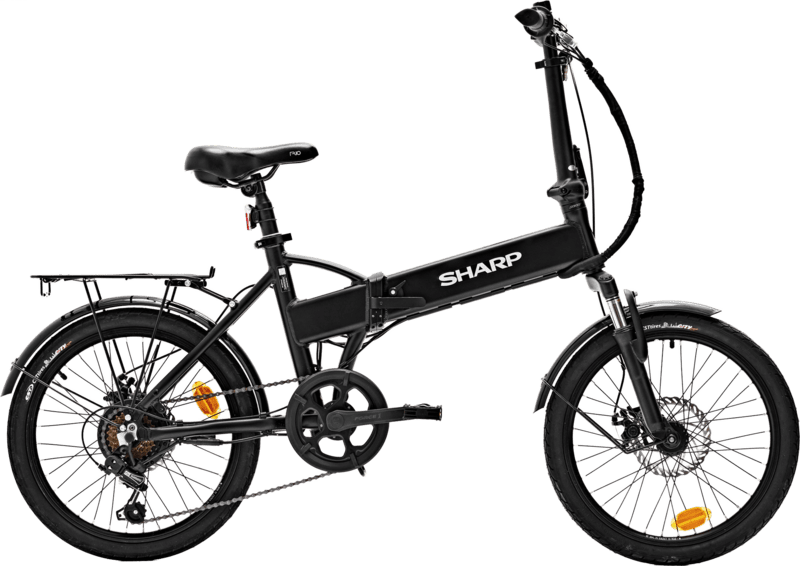 Sharp Klapp/Falt E-Bike 250W Motor / App / schwarz
