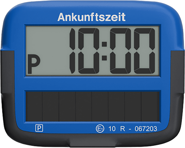 Needit PARK Micro Solar elektr. Parkscheibe Zulass. blau