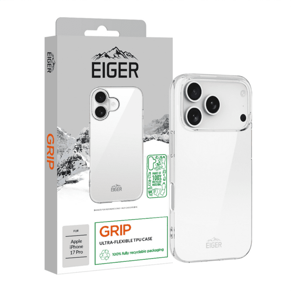 Eiger Grip Case GRS iPhone 17 Pro transparent