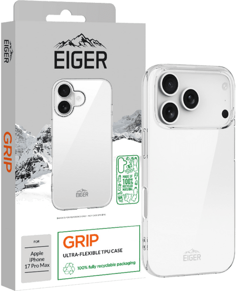 Eiger Grip Case GRS iPhone 17 Pro Max transparent