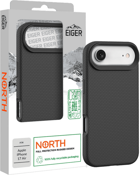 Eiger North Case GRS iPhone Air schwarz