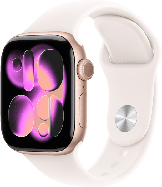 Apple Watch Ser. 11 GPS 42mm Alu rose Sport l. blush S/M Apple Watch Ser. 11 GPS 42mm Alu rose Sport l. blush S/M