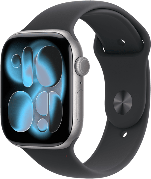 Apple Watch Ser.11 GPS Cell 46mm Alu gr Sport sw M/L