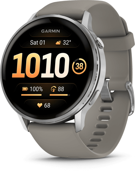 Garmin Venu 4 Smartwatch 45mm schwarz/silber