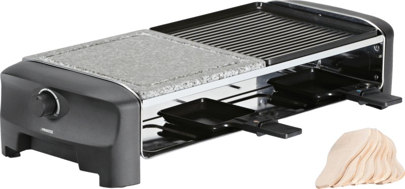 Princess 162820 Raclette 8 Stone und Grill Party