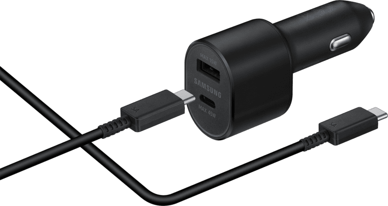 Samsung KFZ-Ladegerät USB-C 45W/USB 15W schwarz