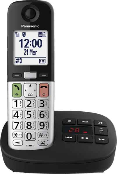 Panasonic KX-TGU430EXB schwarz/silber m. AB