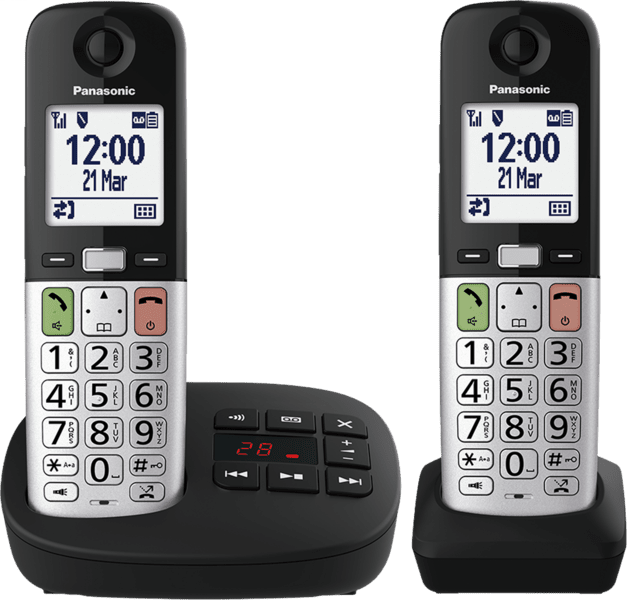 Panasonic KX-TGU432EXB schwarz/silber m. AB