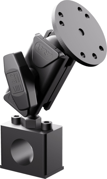 Arat BIGmount Rundrohr/AMPS rund, 64mm, 1" Kugel