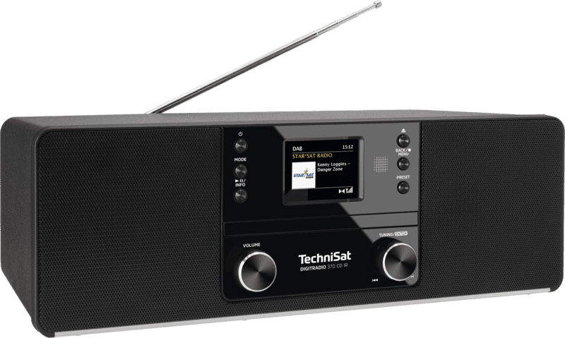 TechniSat Digitradio 370 CD IR DAB+ Internet Radio schwarz