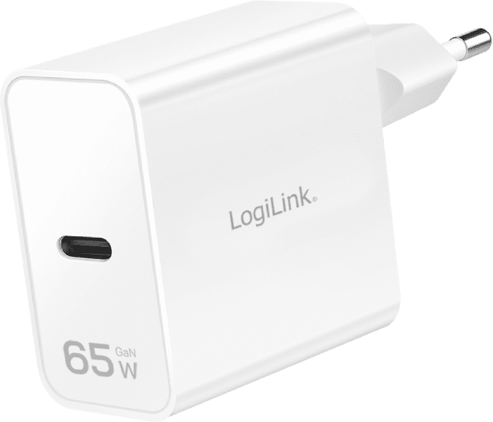 LogiLink USB-C-GaN-Adapter, 65 W, Handy, Tablet, Laptop