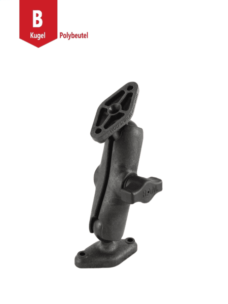 RAM Mounts Aufbau-Set D-Basis AMPS mittlerer Arm Vesa B-Kugel