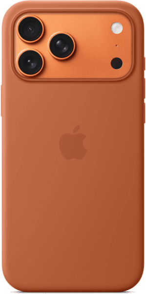 Apple Silicone Case MagSafe iPhone 17 Pro terracotta