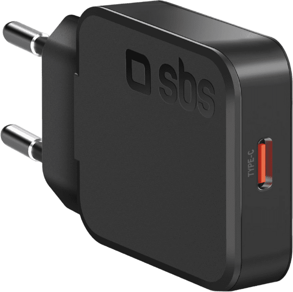 SBS PD Reiselader UltraSlim 20W USB-C GaN schwarz