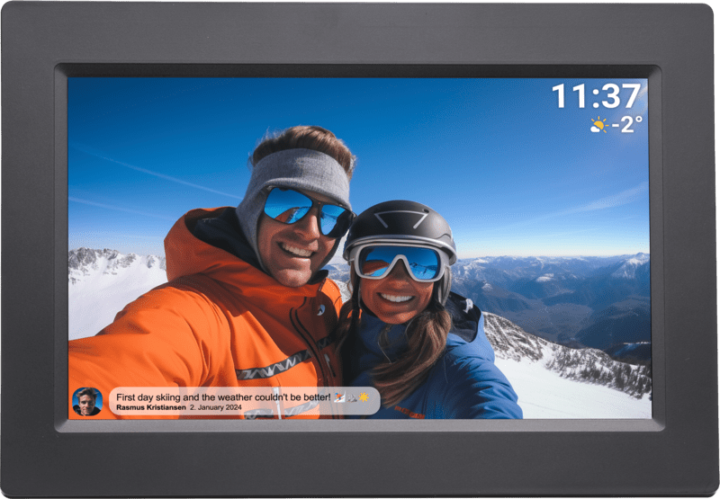 Denver PFF-1015 10,1" digitaler Bilderrahmen schwarz
