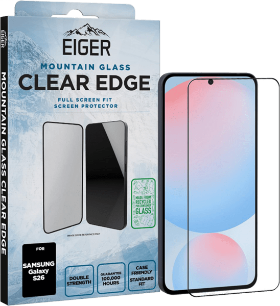 Eiger SP Mountain Glass Clear Edge Galaxy S26