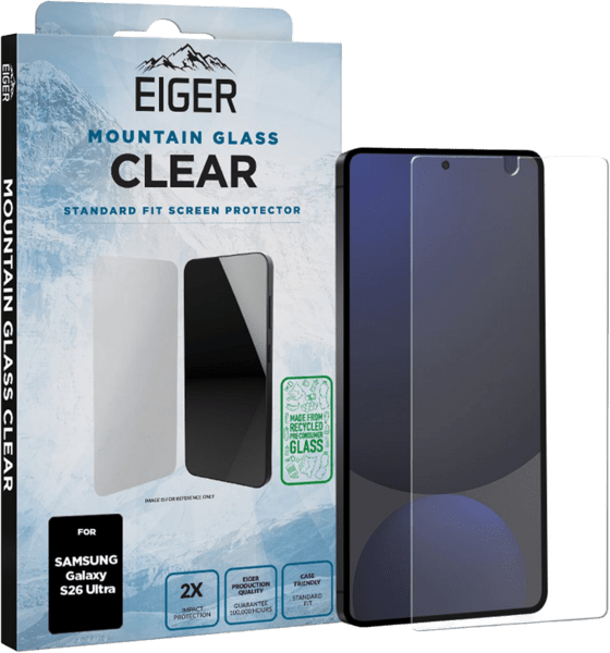 Eiger SP Mountain Glass Clear Galaxy S26 Ultra