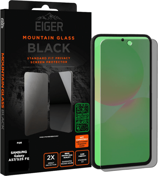 Eiger SP Mountain Black Privacy Galaxy A57/S25 FE