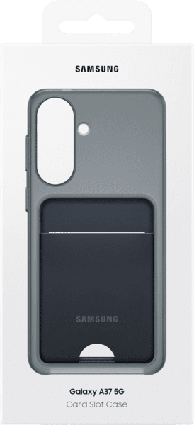 Samsung Silicone Card Slot Case Galaxy A37 schwarz