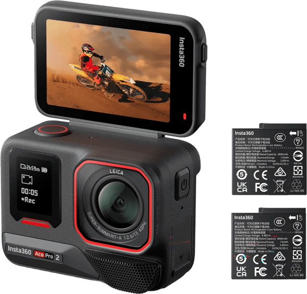 INSTA360 Ace Pro 2 Dual Battery Bundle Action Kamera 4k