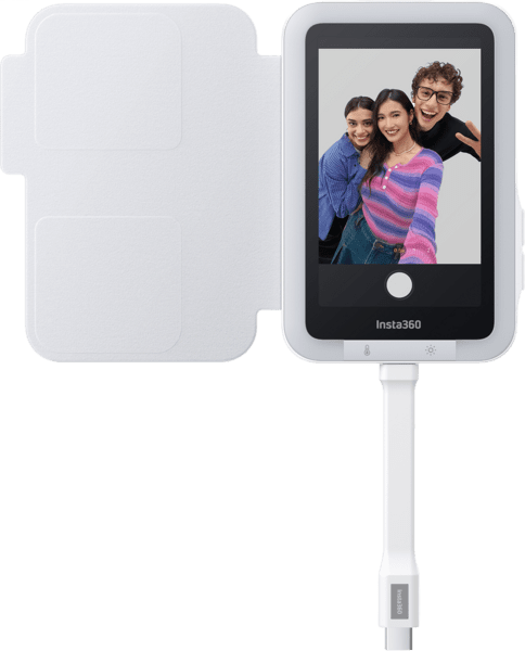 INSTA360 Snap Selfie Screen mit Licht