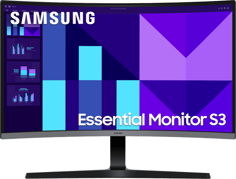 Samsung Essential S3 Curved Monitor 27" FHD 4ms