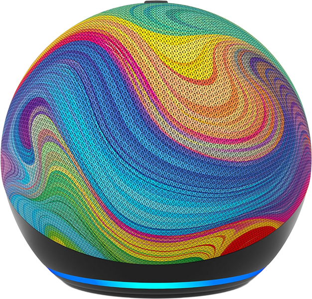 Amazon Echo Dot Kids 5Gen Regenbogenwirbel
