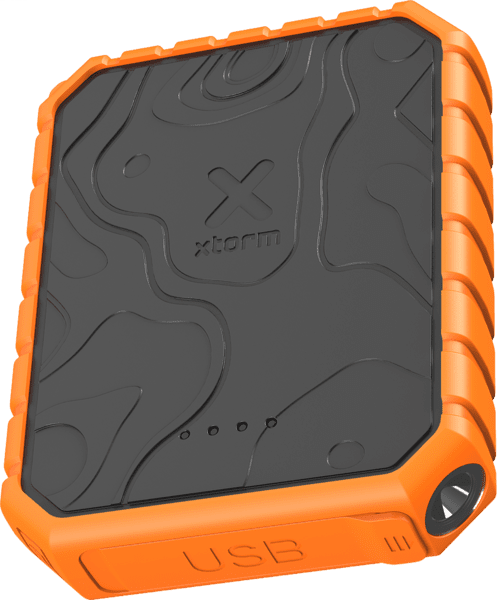 Xtorm Rugged Powerbank 20W 10.000mAh schwarz/orange