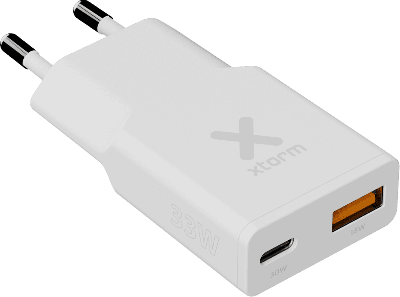 Xtorm SlimLine 25W USB/USC-C Ladegerät weiß