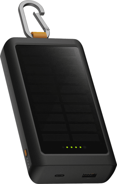 Xtorm Solar Powerbank 20W 10.000mAh+Taschenlampe schwarz