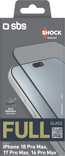 SBS Glas SP Full Cover iPhone 18 Pro Max