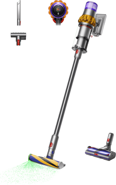 Dyson V15 Detect Absolute (2026) Akkusauger 4-Aufsätze